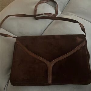 “Sorrento- Vintage Leather/suede Purse”